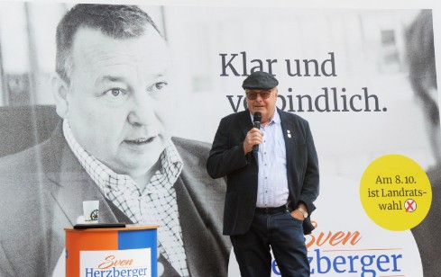 Lutz Krause - Kampagnenpräsentation von Sven Herzberger in Königs Wusterhausen
